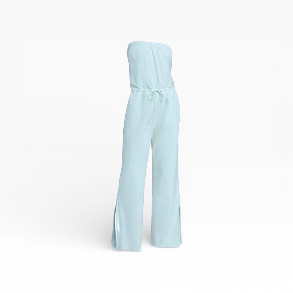 Beyond Yoga Tropez Terrycloth Jumpsuit in Tropical Waters - Large, NWOT